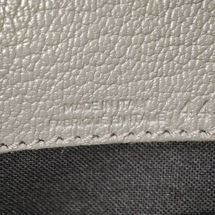 Balenciaga Cuir de chèvre Motocross Metallic Edge Wallet on Chain