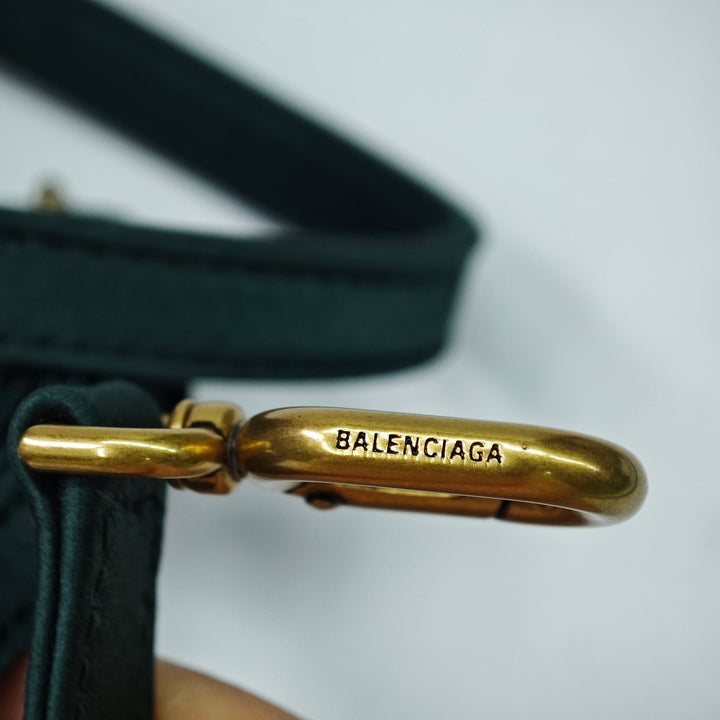 Balenciaga Satin Hourglass sac à anse supérieure XS