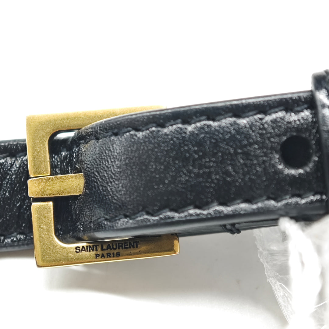 Saint Laurent Smooth Cuir de veau Sac porté croisé