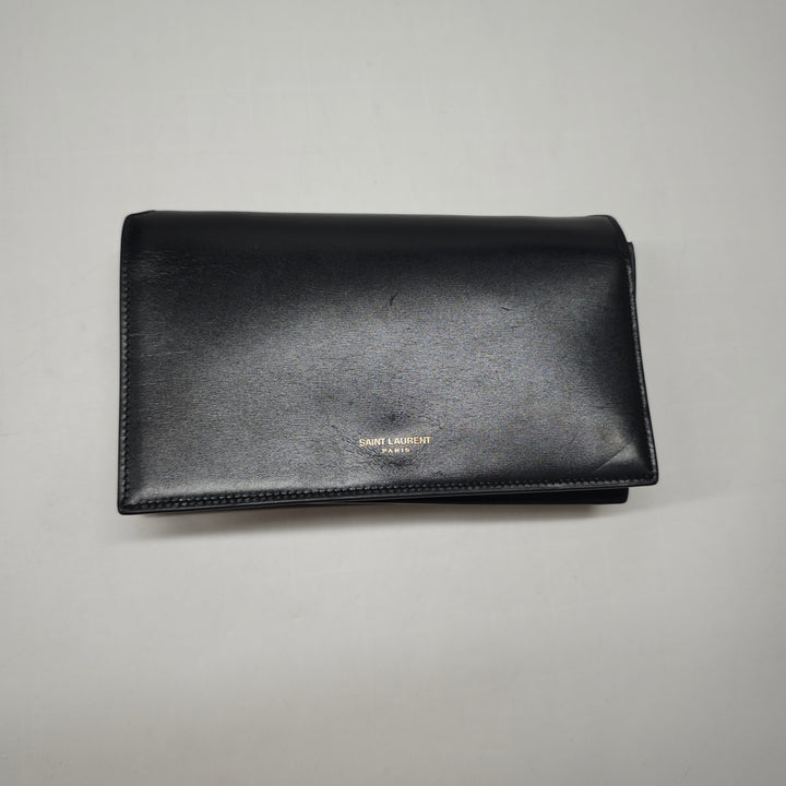 Saint Laurent Smooth Cuir de veau Sac porté croisé