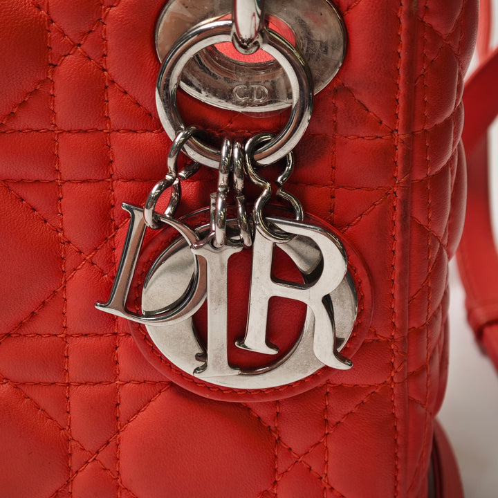 Dior Mini Cuir d’agneau Cannage Lady Dior