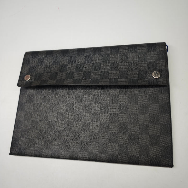 Louis Vuitton Damier Graphite Alpha Triple Pochette