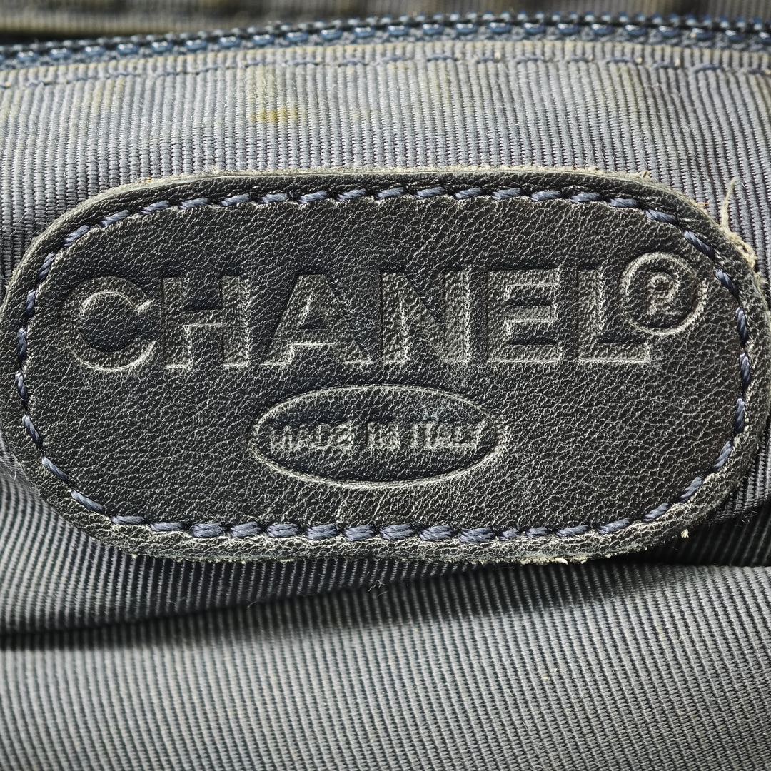 Chanel CC Jean et Cuir Cabas