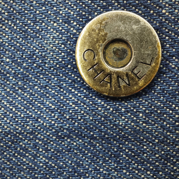 Chanel CC Jean et Cuir Cabas