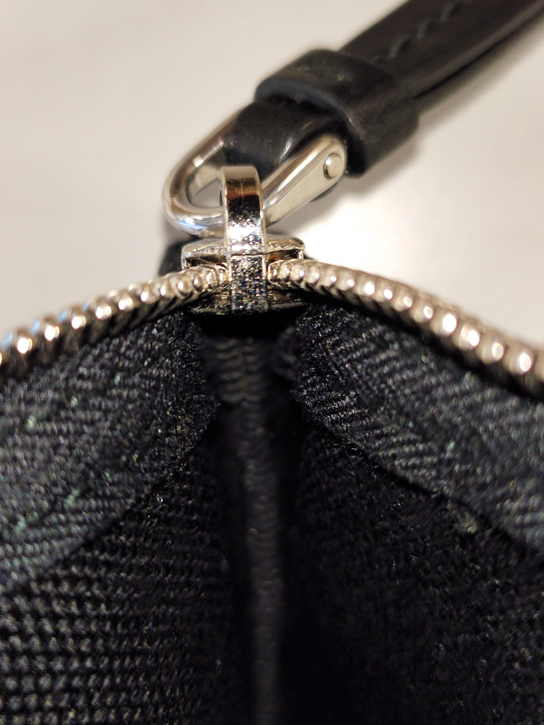 Prada Canapa Toile Logo Wrislet Pochette