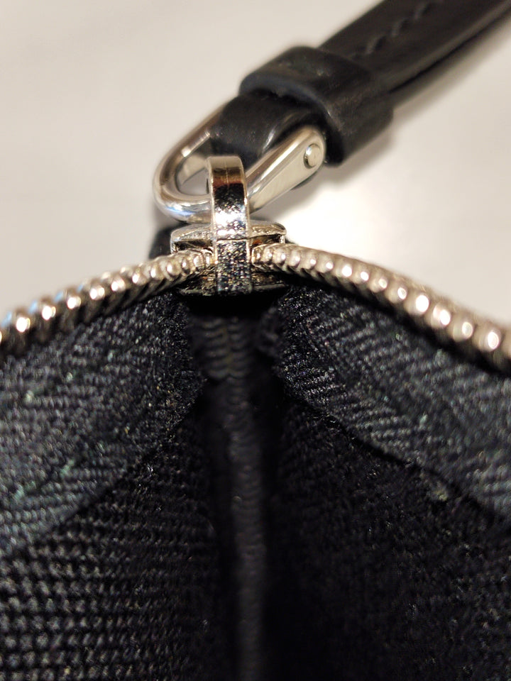 Prada Canapa Toile Logo Wrislet Pochette
