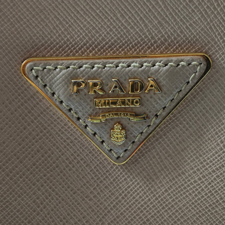 Prada Large Saffiano Lux Galleria Double Zip Sac