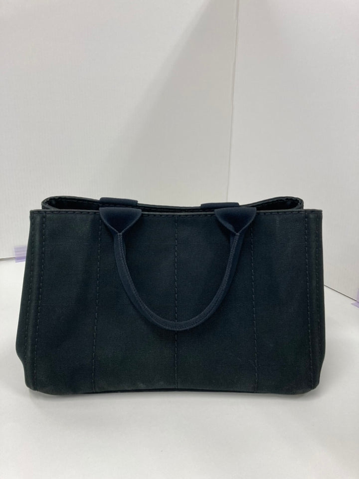 Prada Toile Canapa Logo Cabas