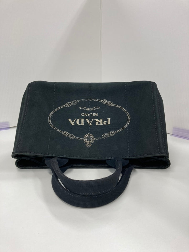 Prada Toile Canapa Logo Cabas