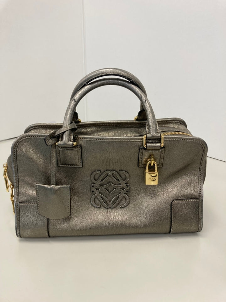 LOEWE Metallic Cuir de chèvre Amazona 28