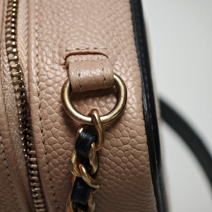 Chanel Mini Caviar CC Filigree Sac porté croisé