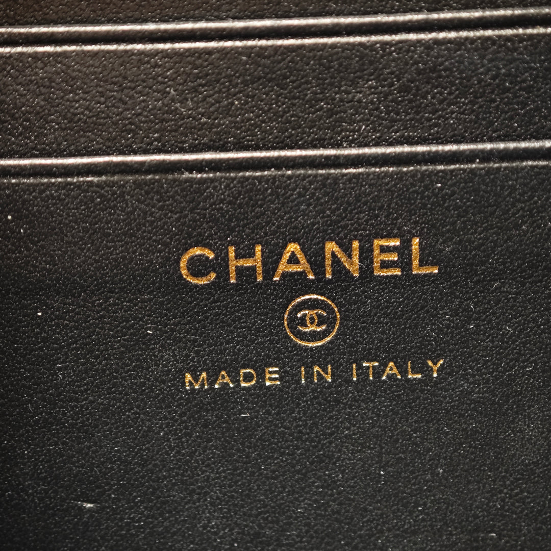 Chanel Mini Caviar CC Filigree Sac porté croisé