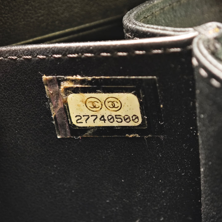Chanel Mini Caviar CC Filigree Sac porté croisé