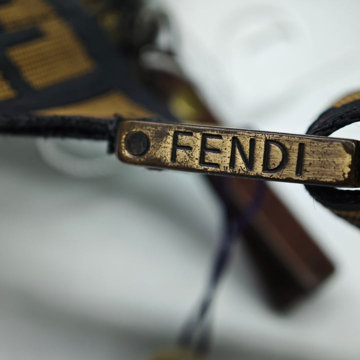 Fendi Zucca Toile FF Flat Messenger Sac