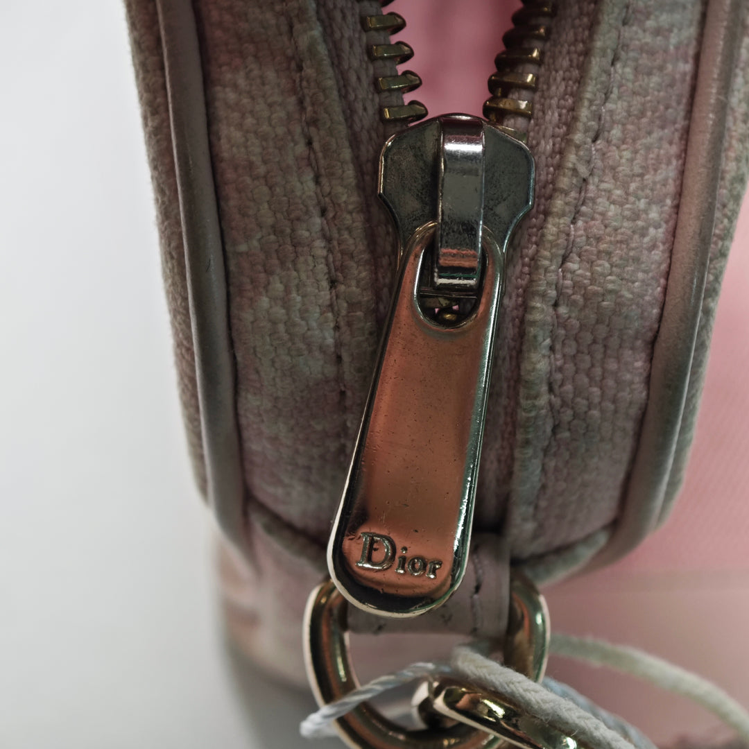 Dior brodé Toile Toile de Jouy Sac porté croisé