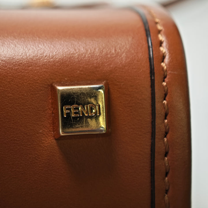 Fendi Mini Cuir Sunshine Shopper Cabas