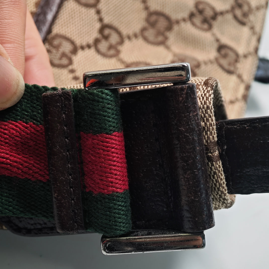 Gucci GG Toile Web Sac porté croisé
