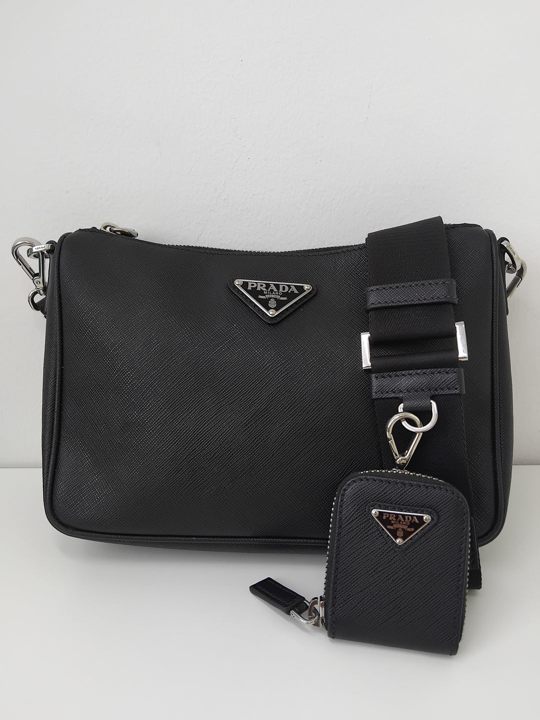 Prada Saffiano Sac porté croisé