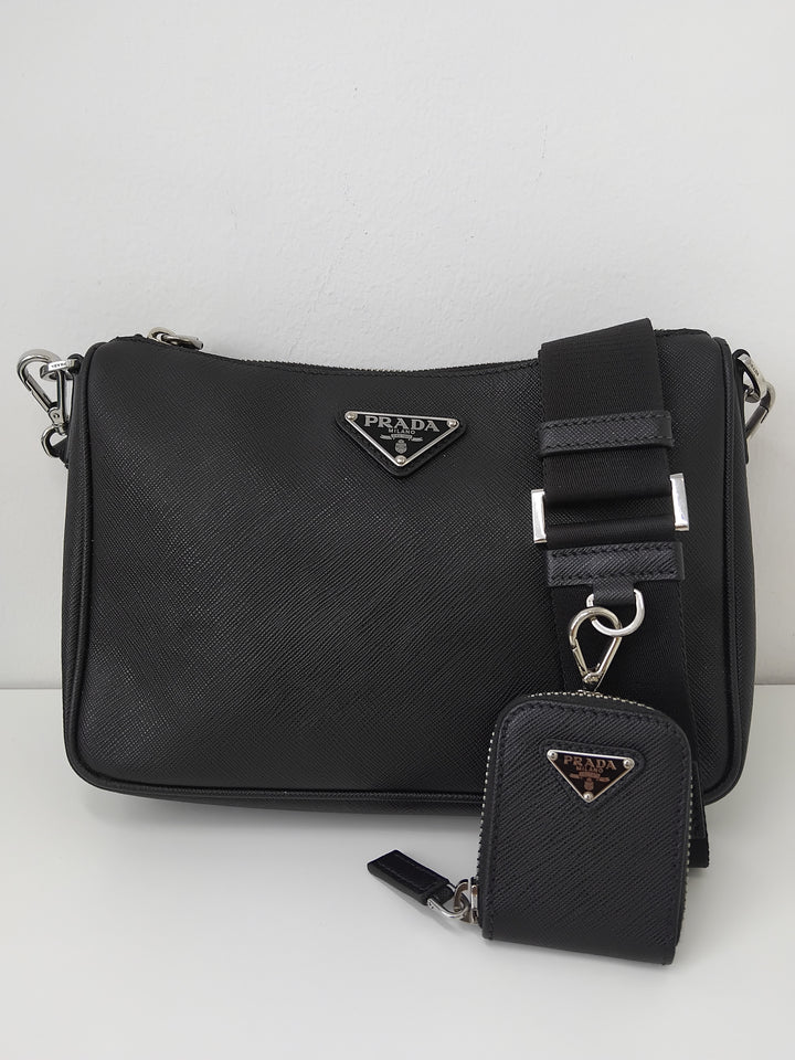 Prada Saffiano Sac porté croisé