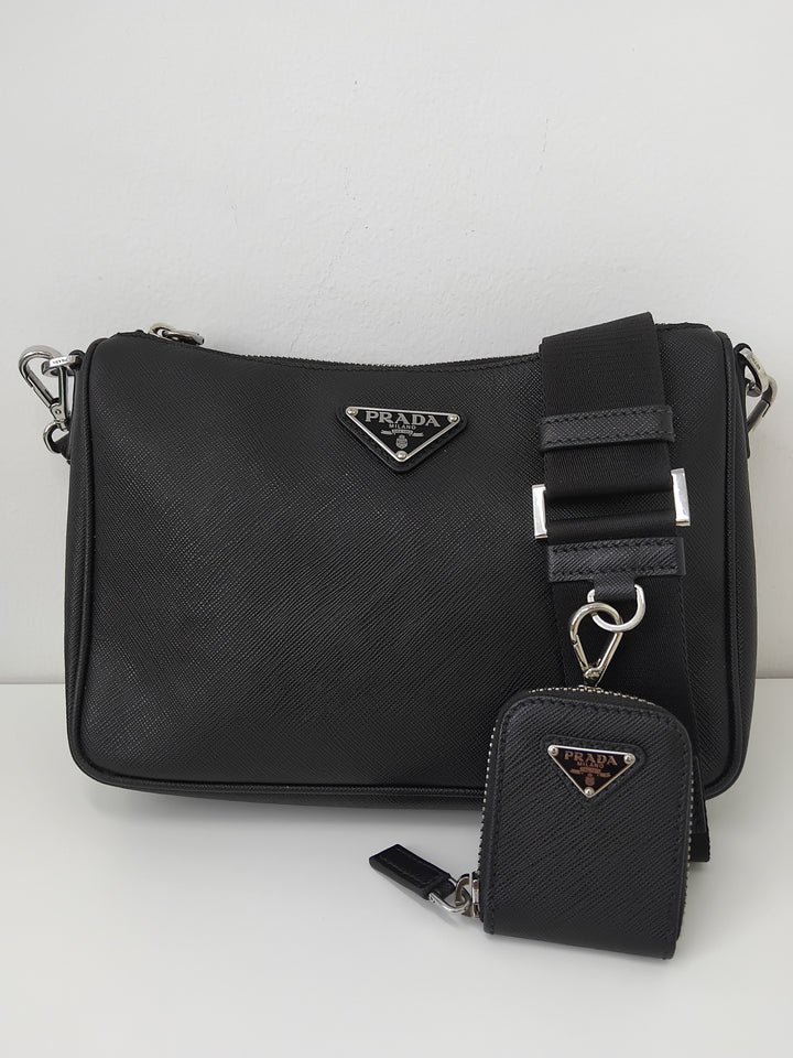 Prada Saffiano Sac porté croisé