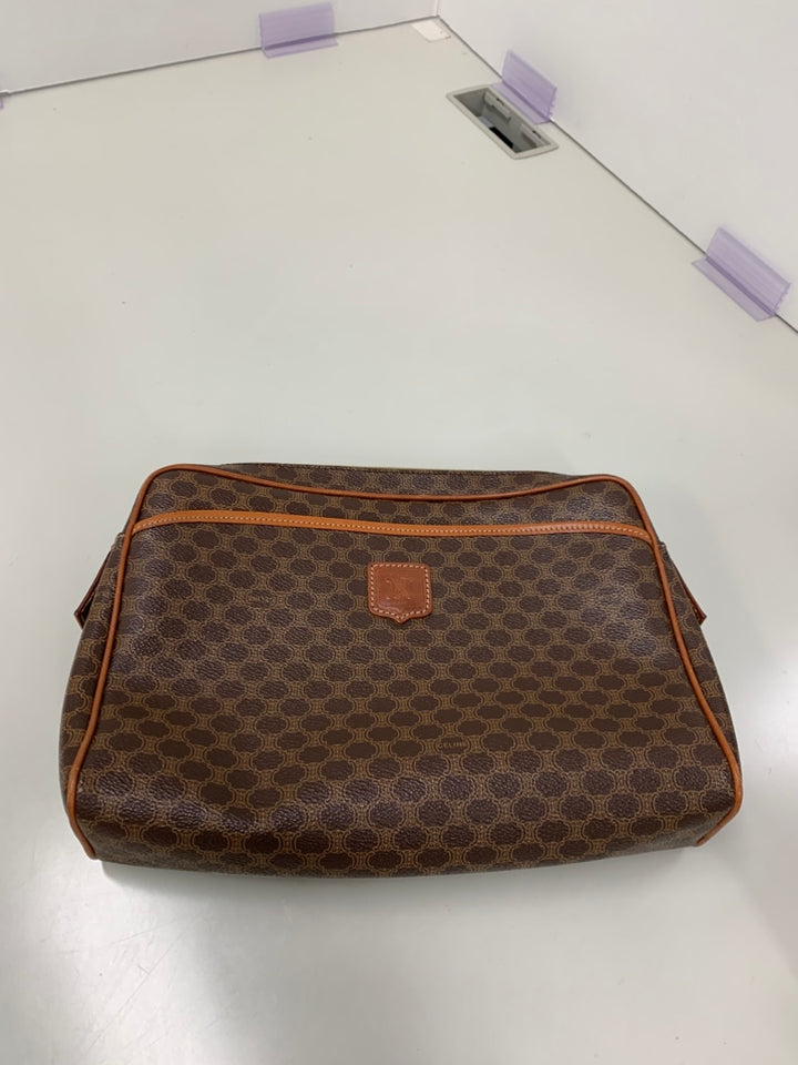 Celine Macadam Coated Toile Pochette
