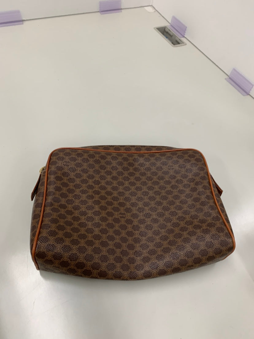 Celine Macadam Coated Toile Pochette