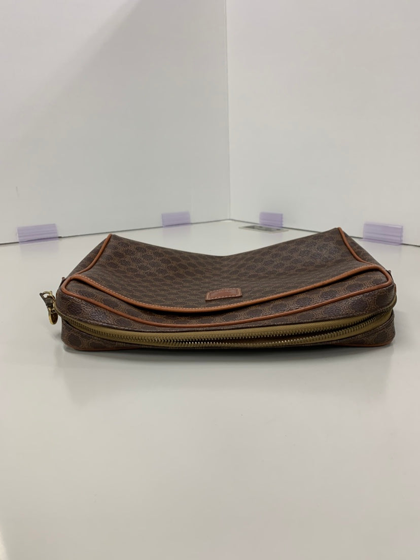 Celine Macadam Coated Toile Pochette
