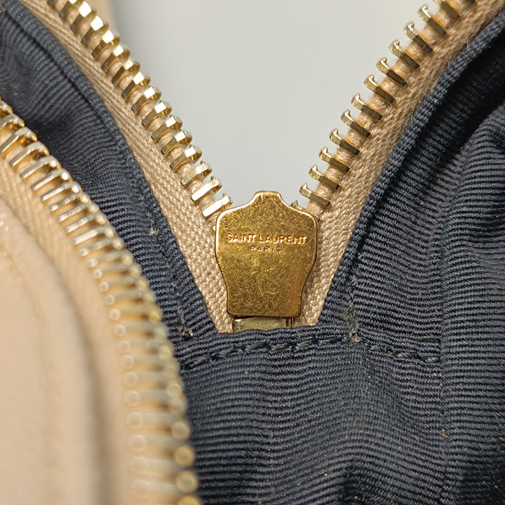 Saint Laurent Grain De Poudre Chevron Rond Vinyle Sac caméra