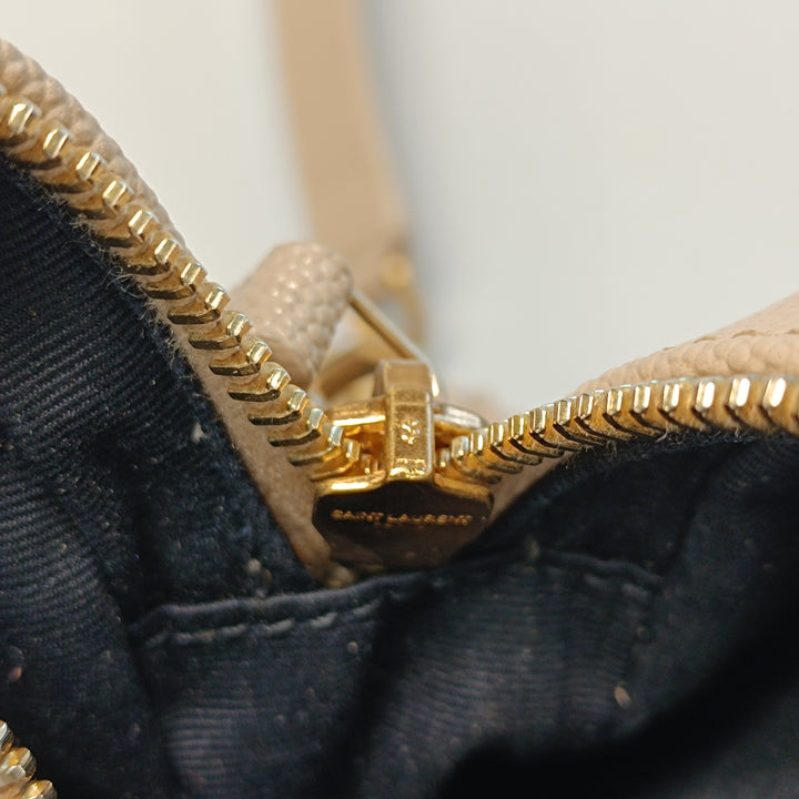 Saint Laurent Grain De Poudre Chevron Rond Vinyle Sac caméra