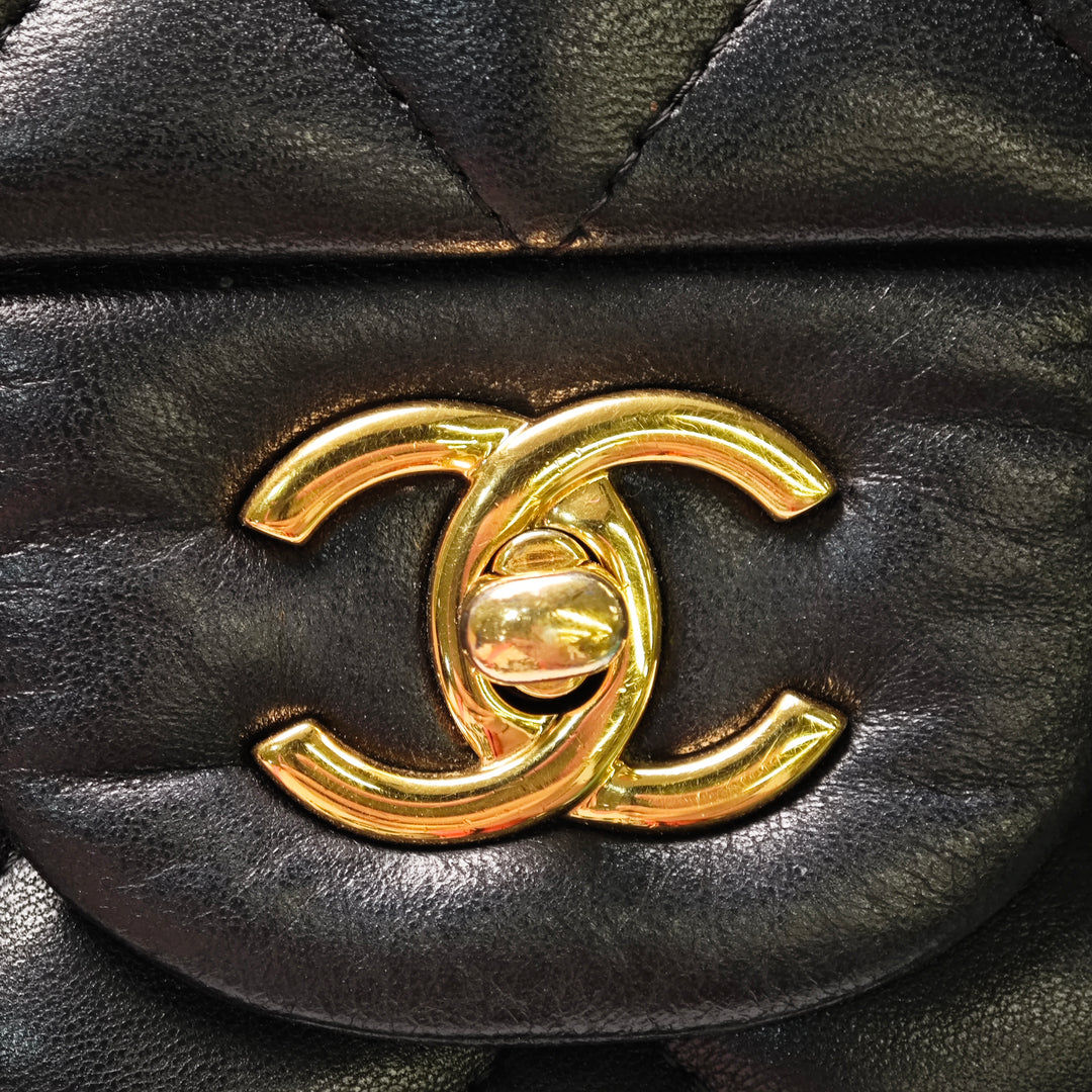 Chanel Jumbo Classic Cuir d’agneau Double rabat