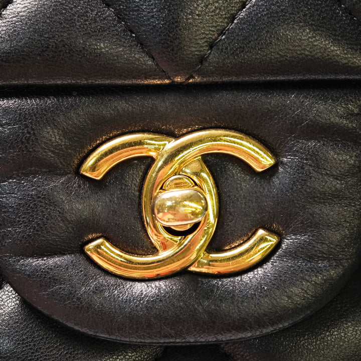 Chanel Jumbo Classic Cuir d’agneau Double rabat