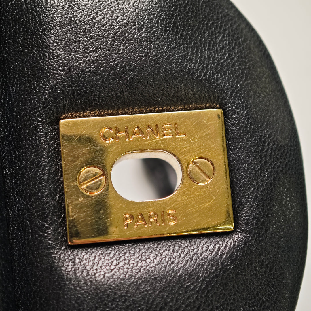 Chanel Jumbo Classic Cuir d’agneau Double rabat