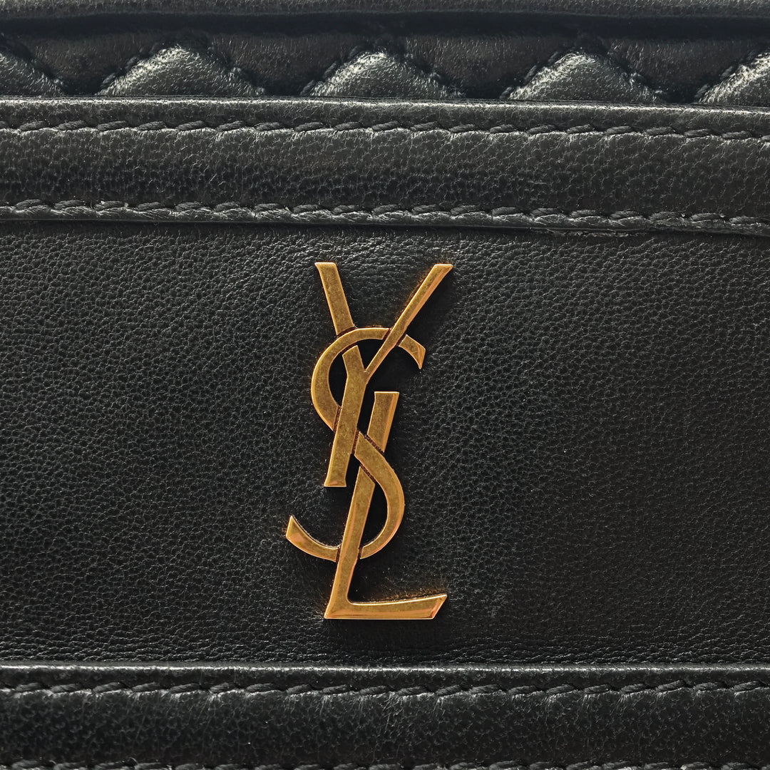Saint Laurent Matelassé Cuir d'agneau Victoire Sac caméra