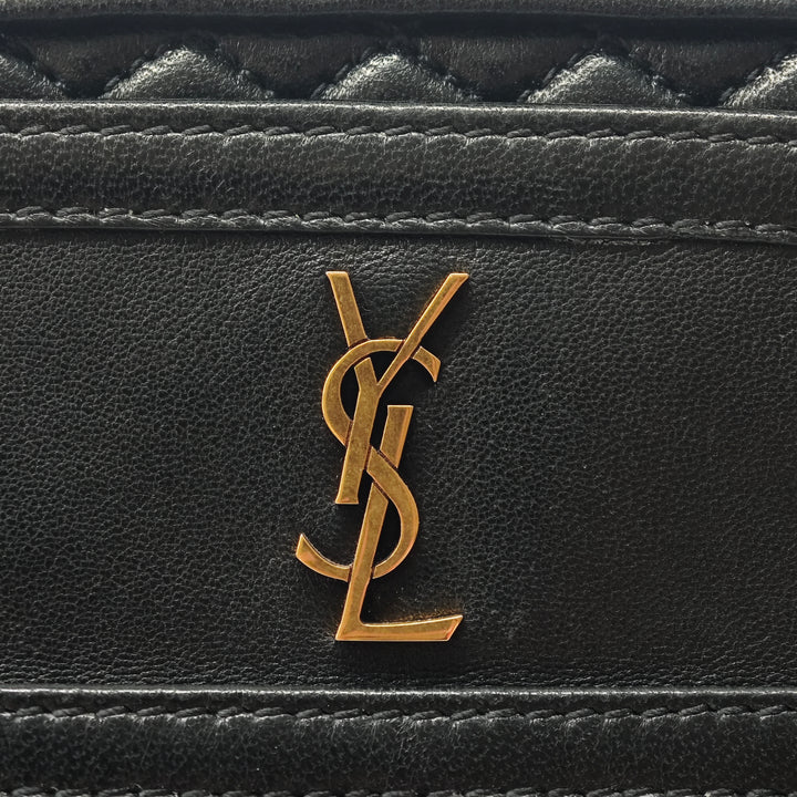 Saint Laurent Matelassé Cuir d'agneau Victoire Sac caméra