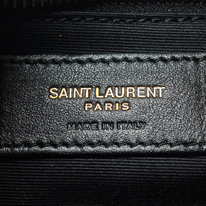 Saint Laurent Matelassé Cuir d'agneau Victoire Sac caméra