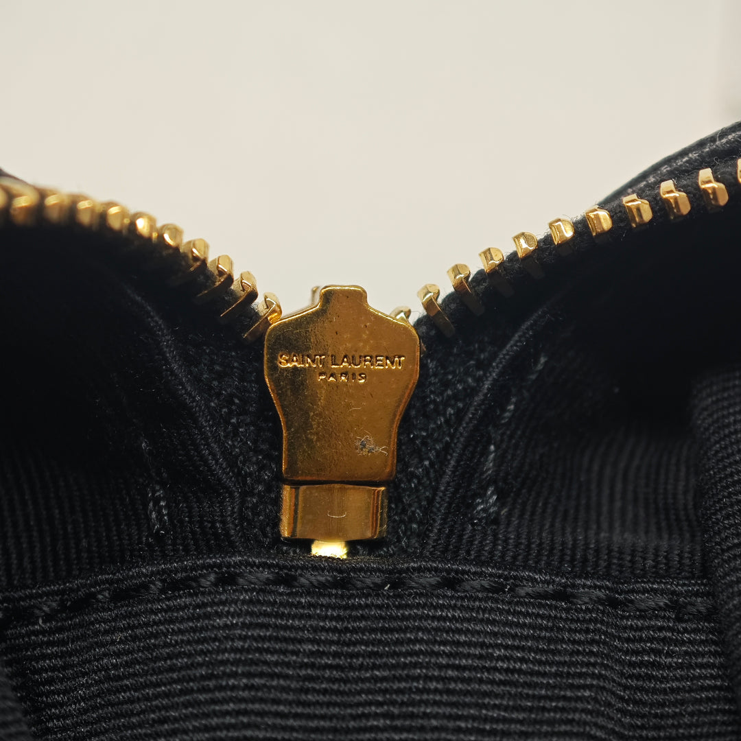 Saint Laurent Matelassé Cuir d'agneau Victoire Sac caméra