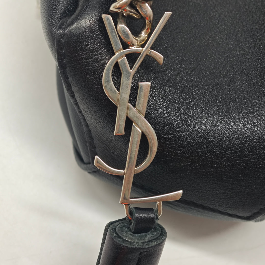 Saint Laurent Mini Cuir Monogram Embellished Bourse Bucket Sac