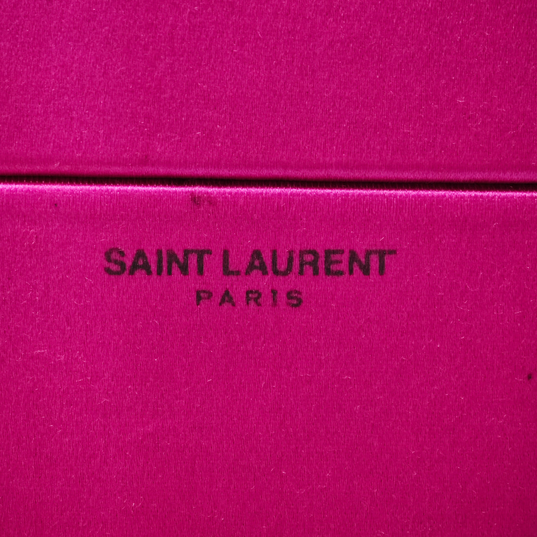 Saint Laurent Mini Soie Smoking Boîte Sac porté croisé