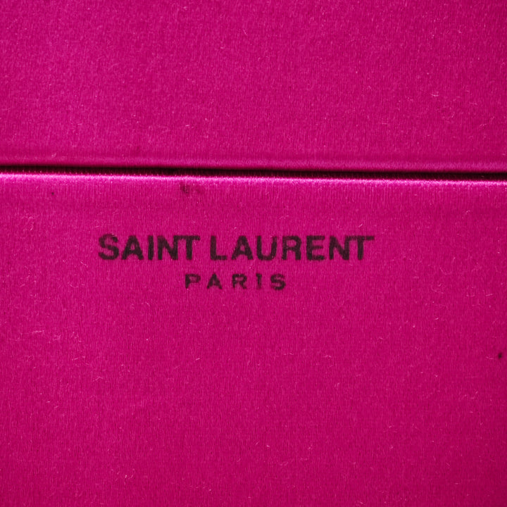 Saint Laurent Mini Soie Smoking Boîte Sac porté croisé