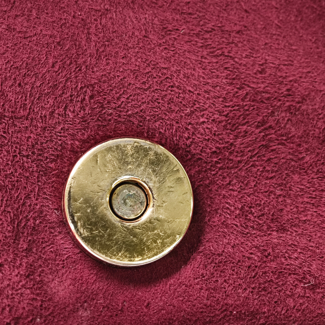 Chanel CC Matelassé Daim Diamond Rabat intégral