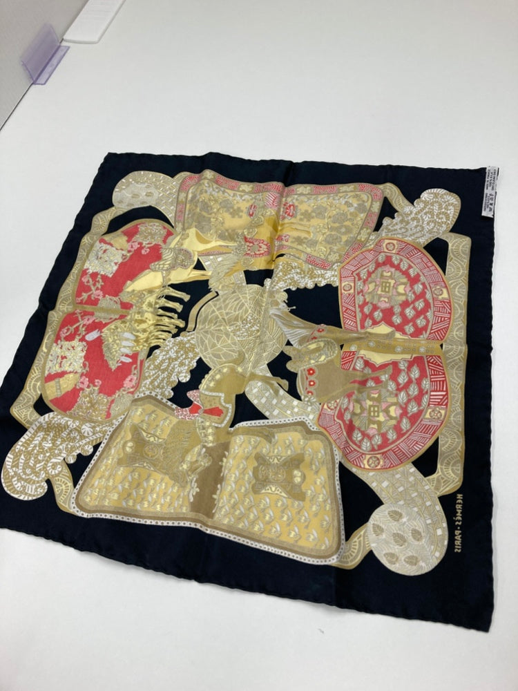 Hermès Art des Steppes Soie Handkerchief