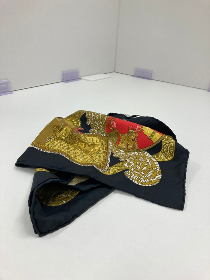 Hermès Art des Steppes Soie Handkerchief