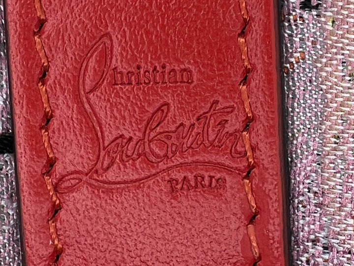 Christian Louboutin Toile brodé Loubishore Cabas Multi