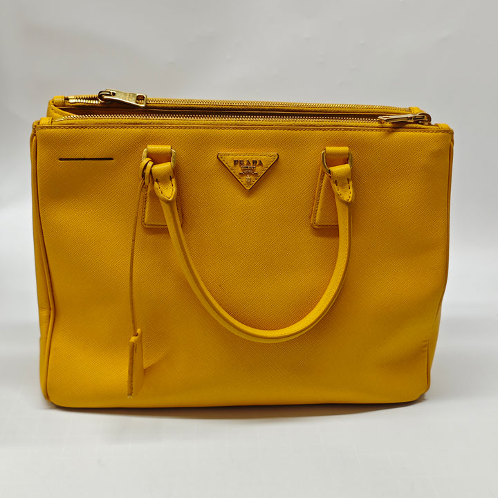 Prada Medium Saffiano Lux Galleria Double Zip Sac