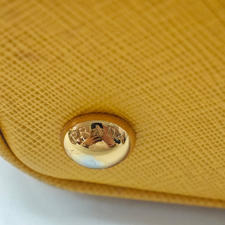 Prada Medium Saffiano Lux Galleria Double Zip Sac