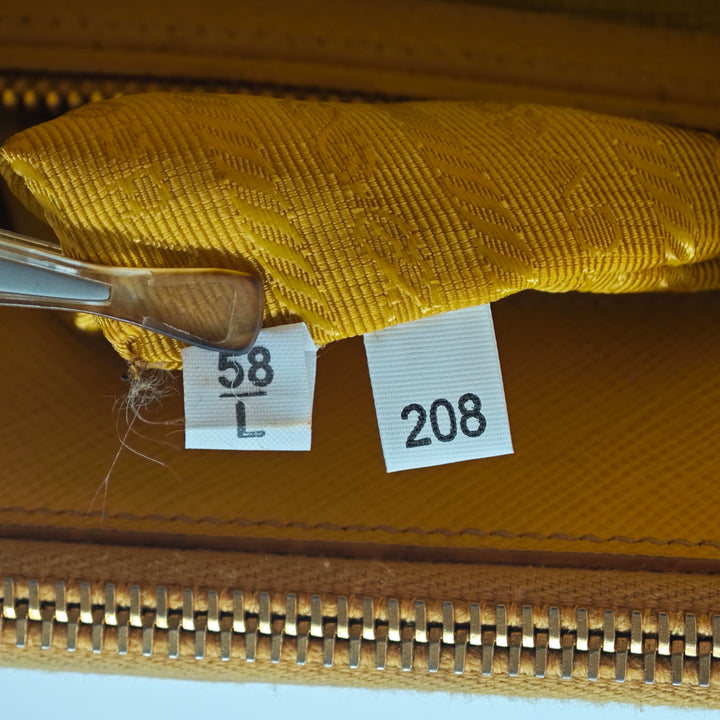 Prada Medium Saffiano Lux Galleria Double Zip Sac