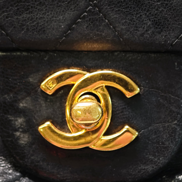 Chanel Small Classic Cuir d’agneau Double rabat