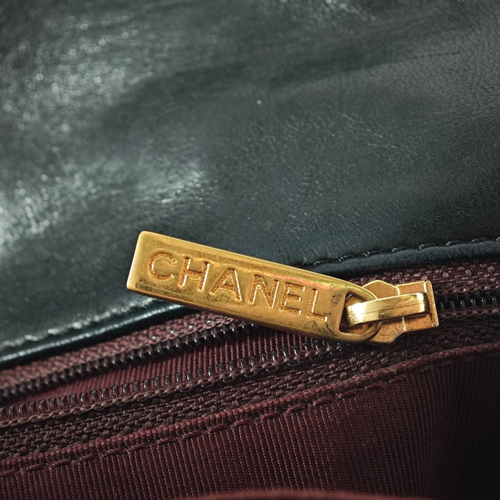 Chanel Matelassé Glazed Cuir de veau Reissue 2.55 Accordion à rabat 225