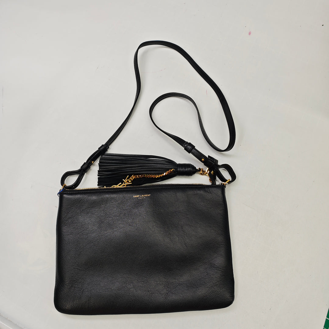 Saint Laurent Teen Cuir de veau Monogram Sac porté croisé