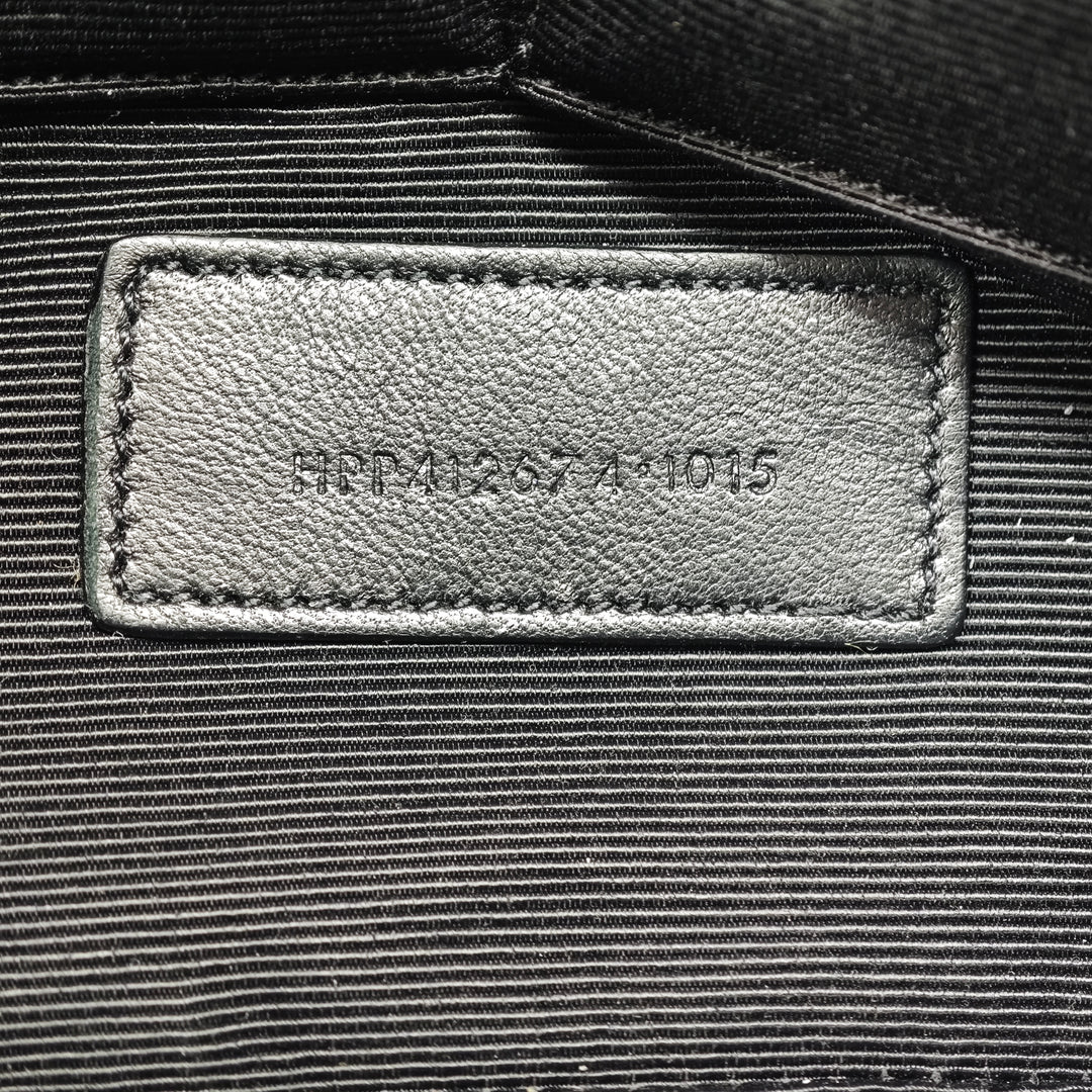 Saint Laurent Teen Cuir de veau Monogram Sac porté croisé